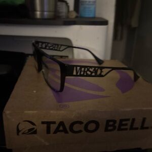 Versace Black Frame Eyewear